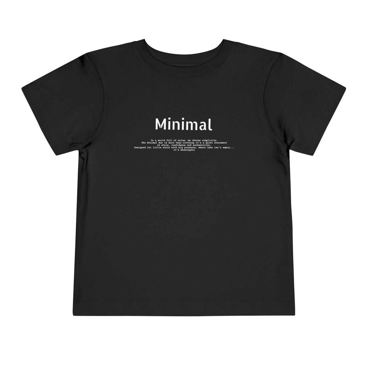 The Minimal Boy™ Essential and Classic Tee toddlers